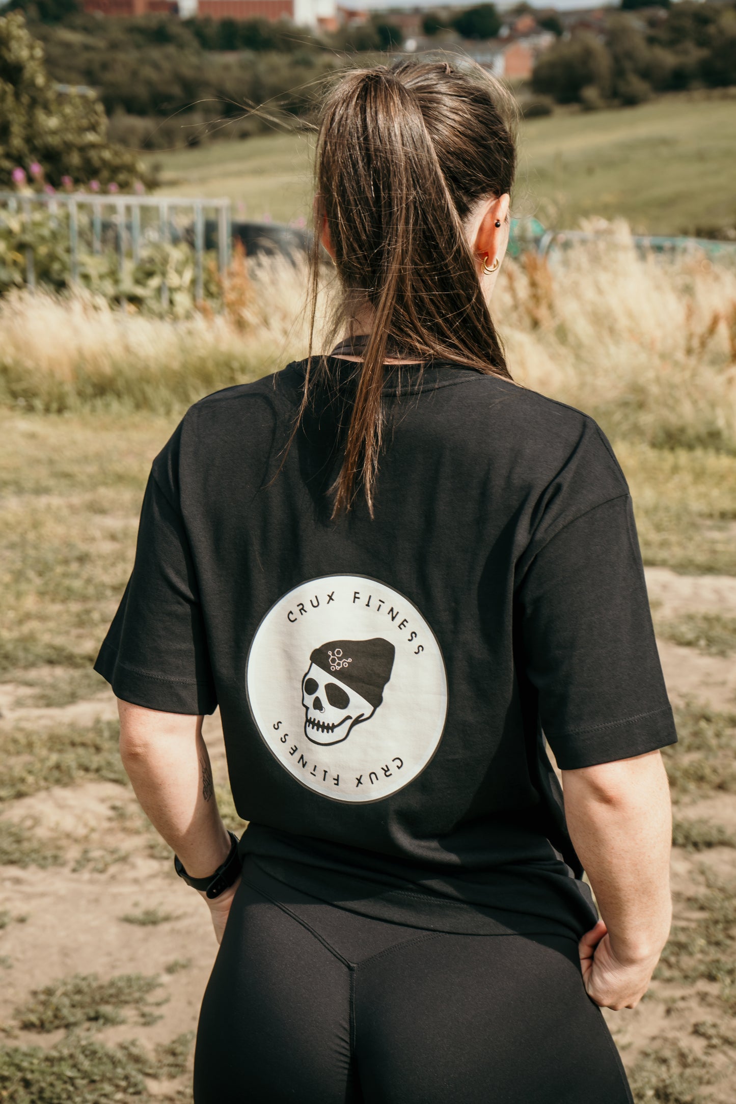 Skull Back Oversized T-Shirt