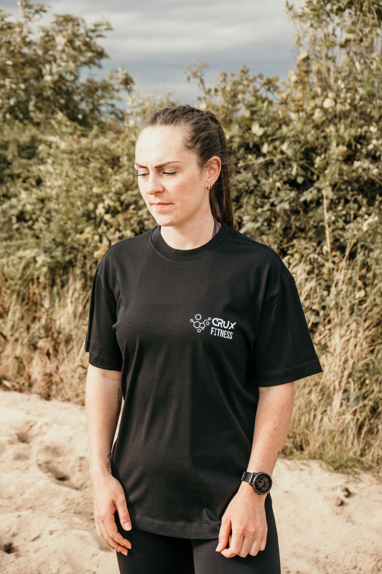 Skull Back Oversized T-Shirt
